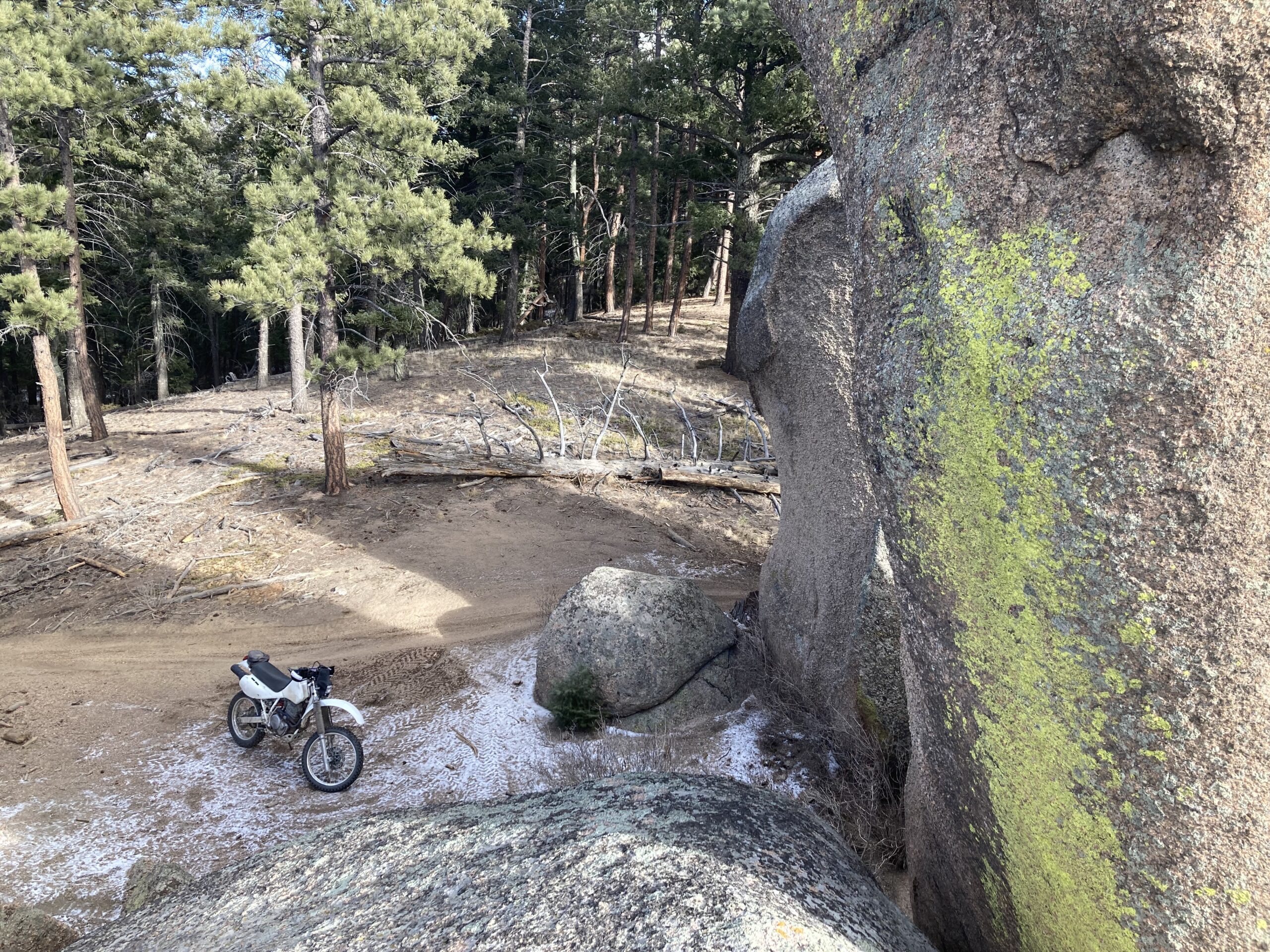 Riding at Rampart Range in Colorado (Fall, 2021).