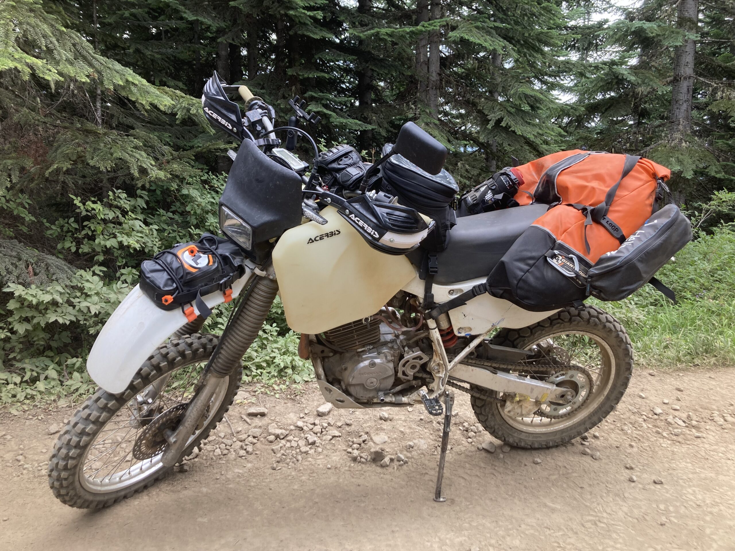 My modified XR600R ready for the WABDR.