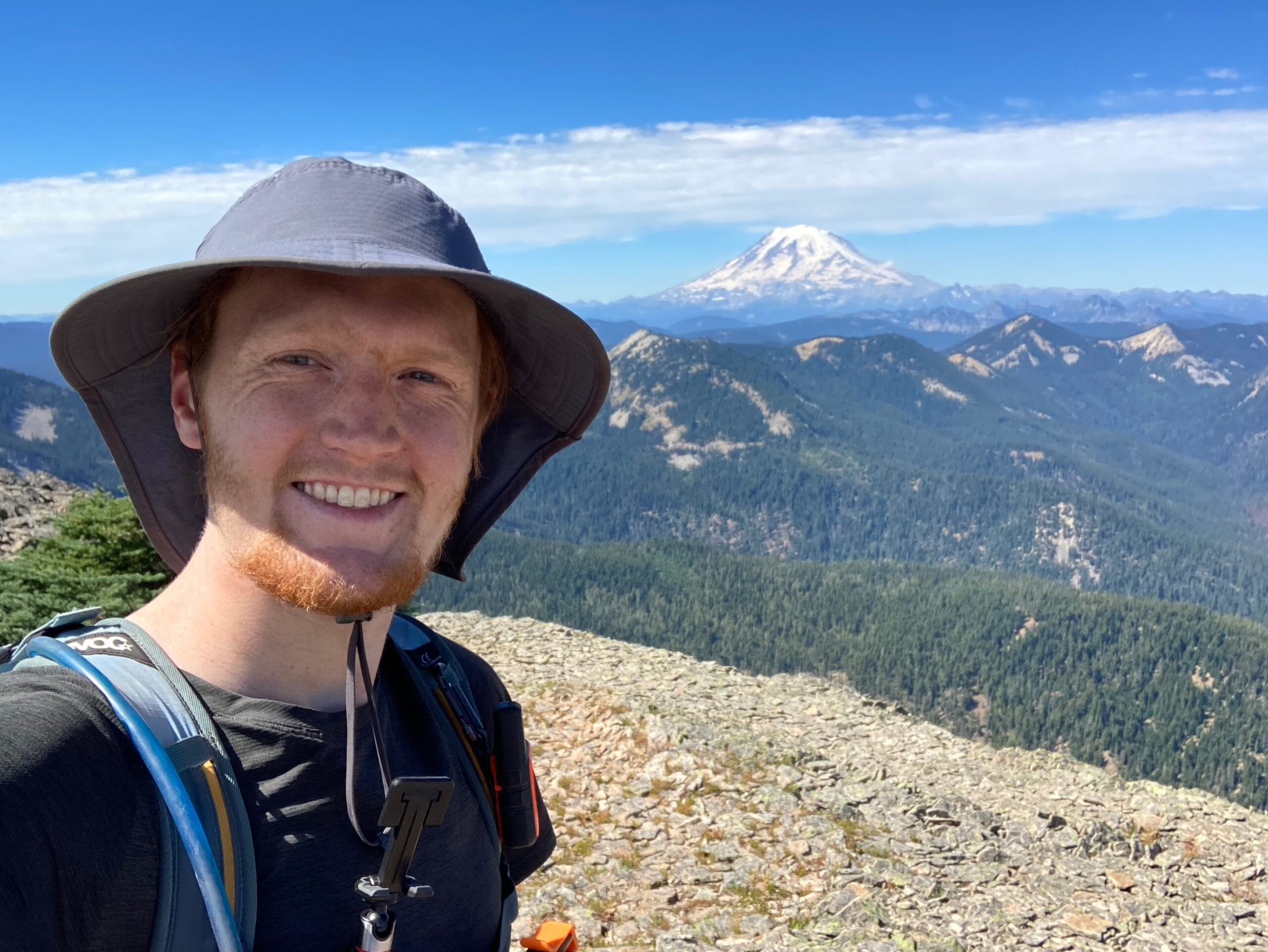 The view from the summit of Shellrock Peak