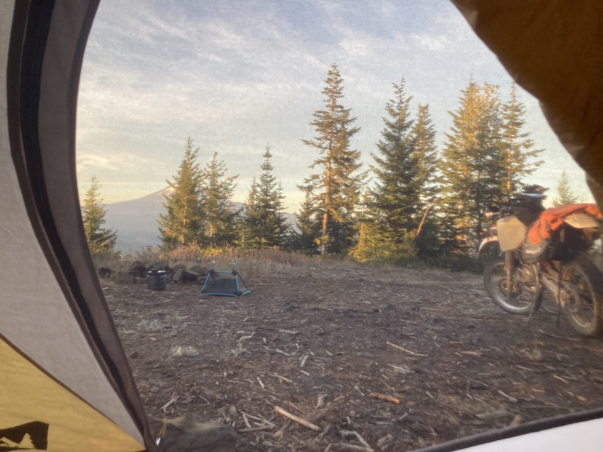 Camped near Mt. Adams